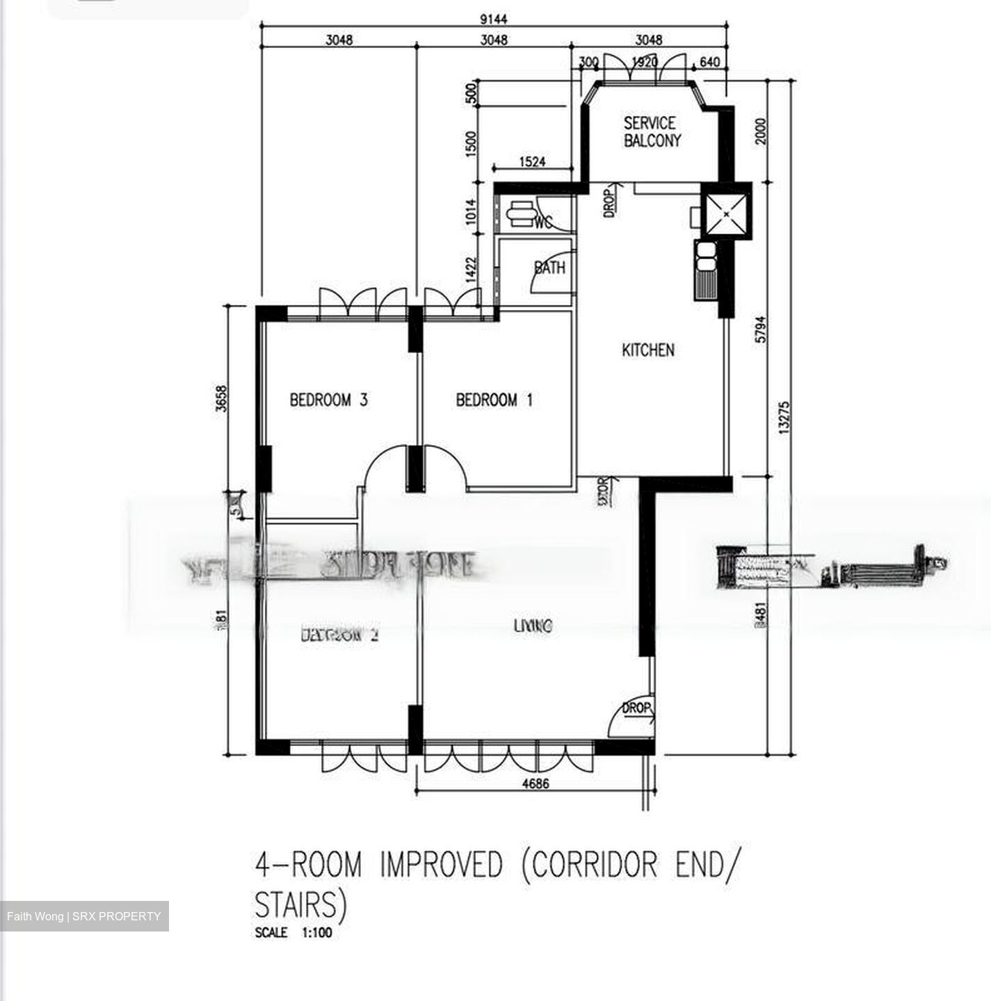 Blk 61 Marine Drive Gardens (Marine Parade), HDB 4 Rooms #483297391